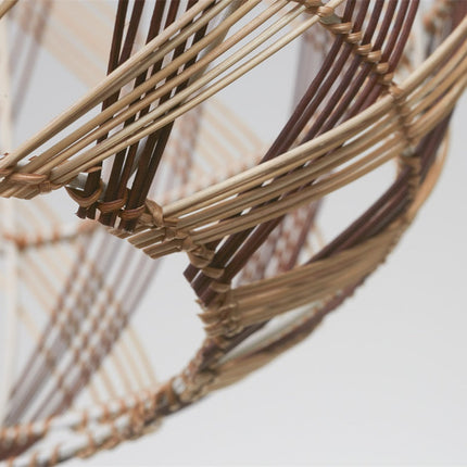 Suspension Mendoza Bambou Naturel et Brun 40 cm