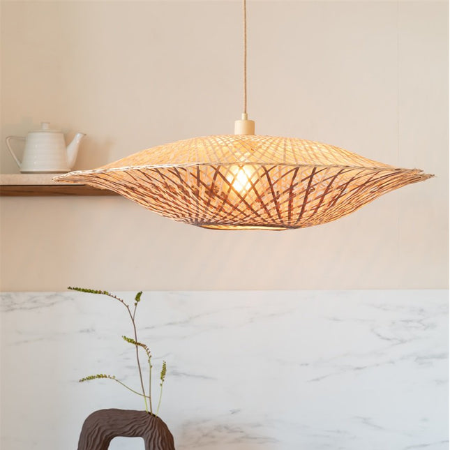 Suspension Madura Bambou Naturel et Brun 60 cm