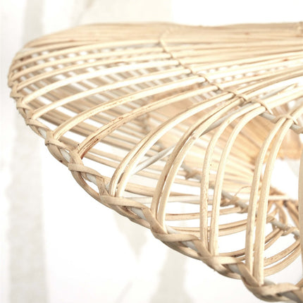 Lampadaire Zanzibar Rotin et Bambou Blanc