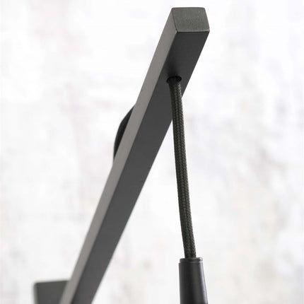 Lampadaire Zanzibar Rotin et Bambou Noir 150 cm