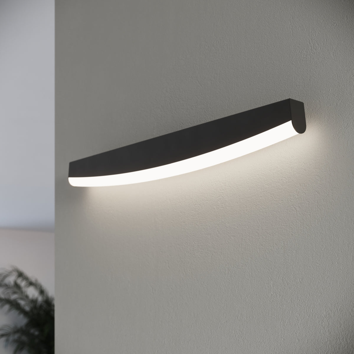 Applique Barre LED Noir Murale 3000K