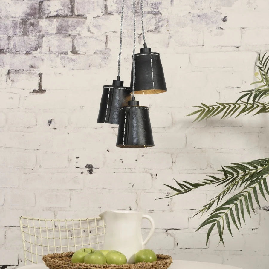 Suspension Amazon 15cm Trio Noir