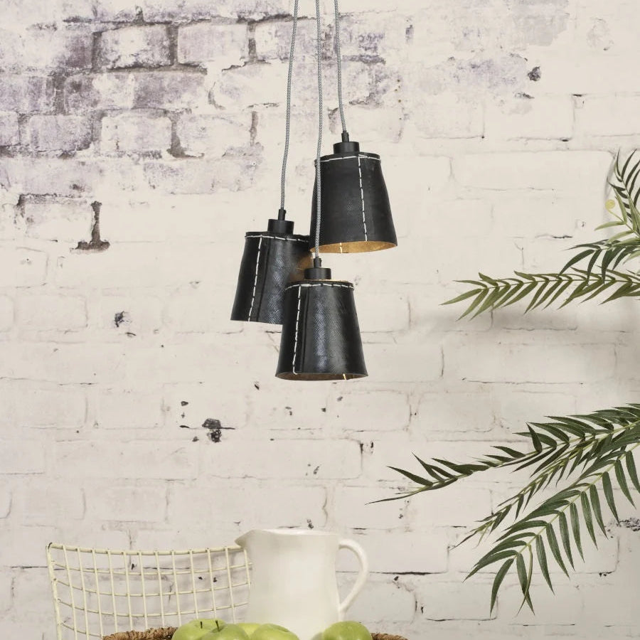 Suspension Amazon 15cm Trio Noir