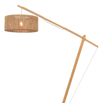 Iguazu Stehlampe Jute und natürlicher Bambus 218 cm