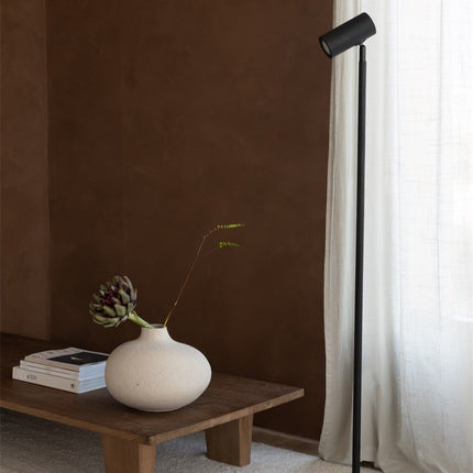 Lampadaire Java Bambou Noir LED