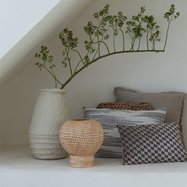 Lampe de Table Barbados Bambou Naturel 25 cm