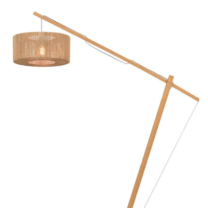 Iguazu Stehlampe Jute und natürlicher Bambus 218 cm