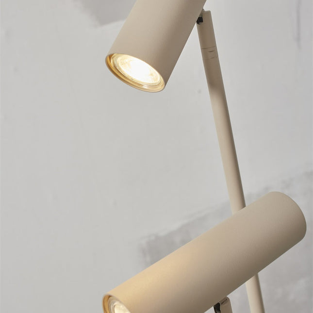 Lampadaire Havana Fer Sable à Double Lumière 161 cm