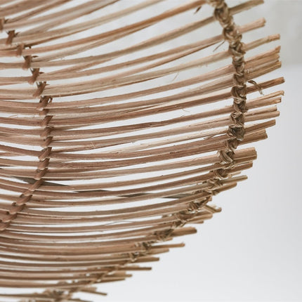 Cancun Pendelleuchte aus natürlichem Rattan, 70 cm