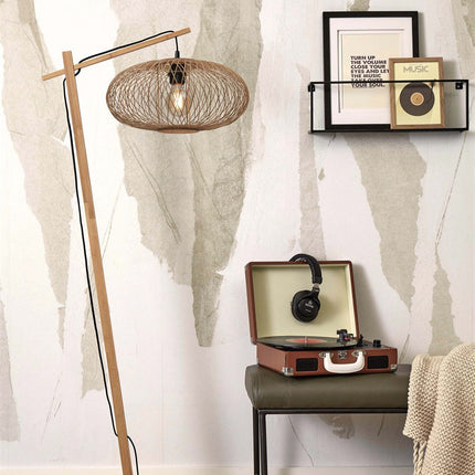 Lampadaire Cango Bambou Naturel 150 cm
