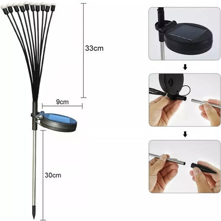 Solar Firefly LED Gartenlampe