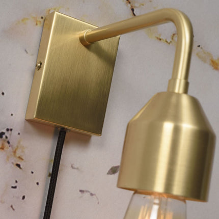 Madrid Wandleuchte Gold Eisen S