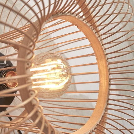 Hokkaido Natural Bamboo Wall Light 25 cm