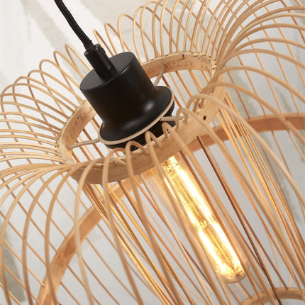 Hokkaido Natural Bamboo Pendant Light 38 cmSuspension Hokkaido Bambou Naturel 38 cm