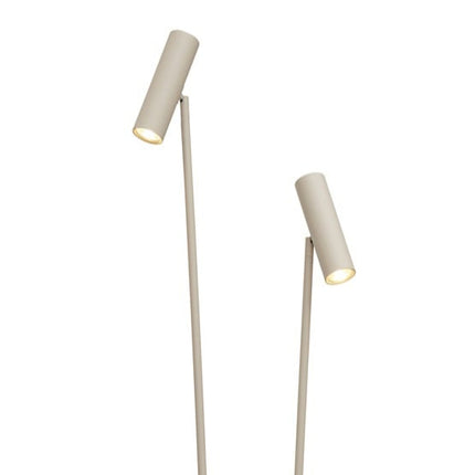 Lampadaire Havana Fer Sable à Double Lumière 161 cm