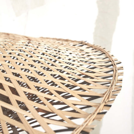 Plafonnier Kalimantan Bambou Noir et Naturel 44 cm