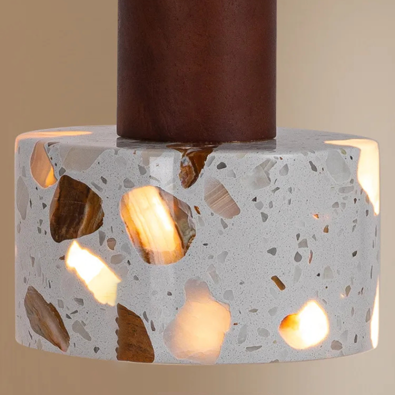 Waba-Sabi Terrazzo Stone Pendant Light