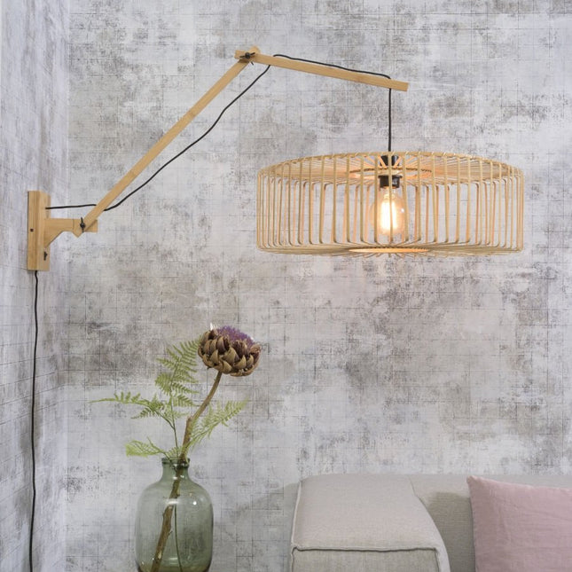 Bromo Natural Bamboo Wall Light 60x18 cm L