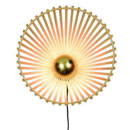 Bromo Natural Bamboo Wall Light 40 cm