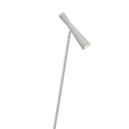 Lampadaire Bordeaux Fer Gris Clair GU10 145 cm