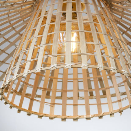 Suspension Machu Picchu Bambou Naturel 57 cm