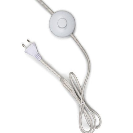 Lampadaire Toulouse Fer et Marbre Blanc & Doré 150 cm