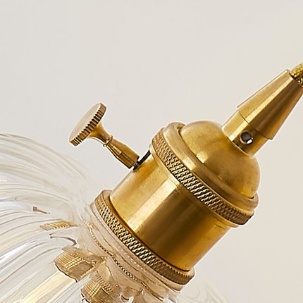 Suspension Verre Floral Transparent