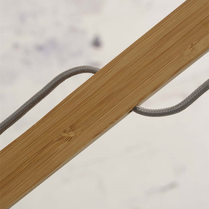 Java XL Stehleuchte Natur und Schwarz Bambus 218 cm