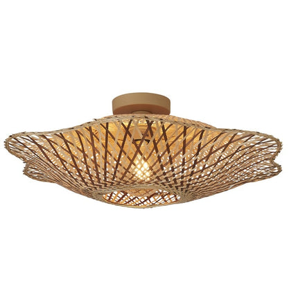 Plafonnier Madura Bambou Naturel et Brun 60 cm
