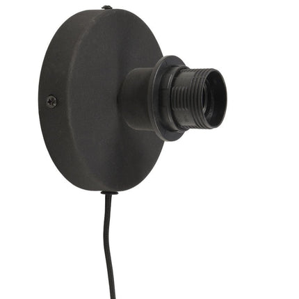Kalimantan Bamboo Wall Light Black and Natural L