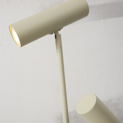 Lampadaire Havana Fer Vert Doux à Double Lumière 161 cm