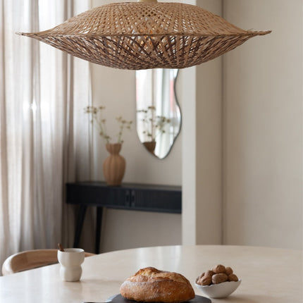 Suspension Madura Bambou Naturel et Brun 87 cm