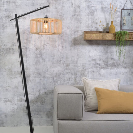 Bromo Stehlampe aus natürlichem Bambus, 176 cm
