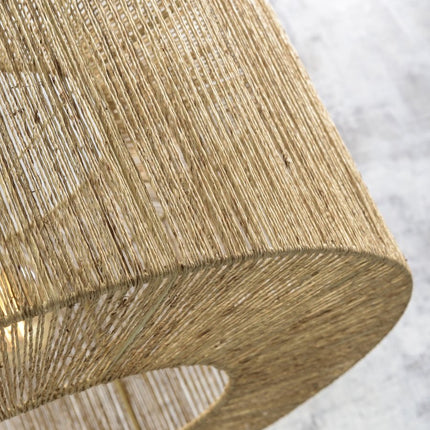Iguazu Stehlampe Jute und natürlicher Bambus 218 cm