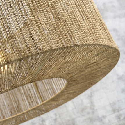 Lampadaire Iguazu Jute et Bambou Naturel 218 cm