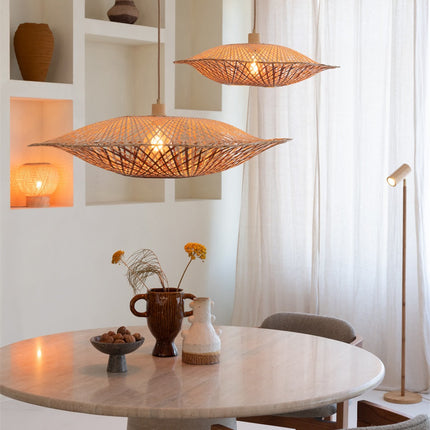 Suspension Madura Bambou Naturel et Brun