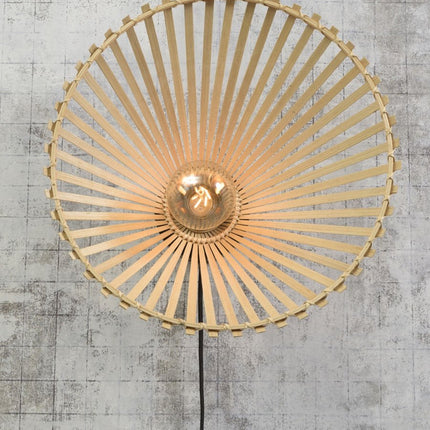 Bromo Natural Bamboo Wall Light 40 cm