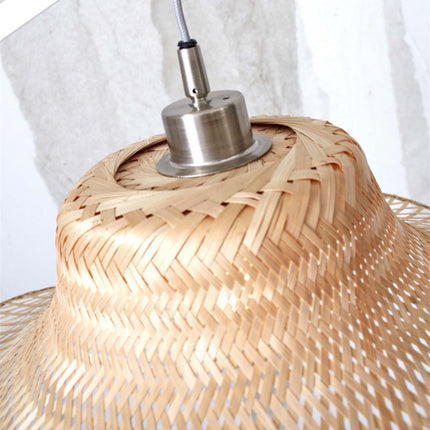 Lampadaire Ibiza Bambou Blanc et Naturel 150 cm