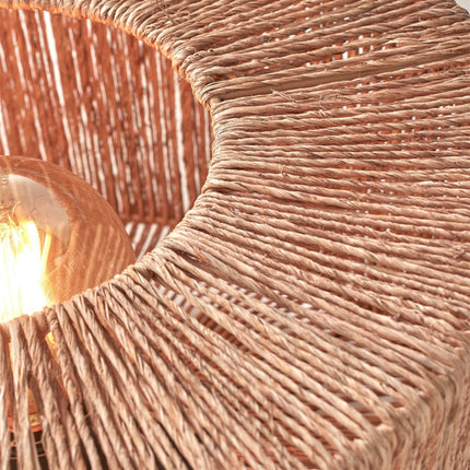 Iguazu Stehlampe Jute und natürlicher Bambus 125 cm