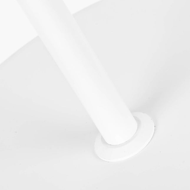 Lampadaire Monaco Fer Nickelé et Coton Noir 170 cm
