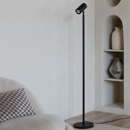 Lampadaire Java Bambou Noir LED