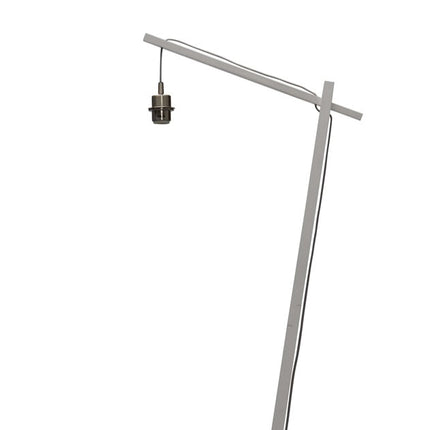 Lampadaire Madeira Rotin et Bambou Blanc Naturel 176 cm