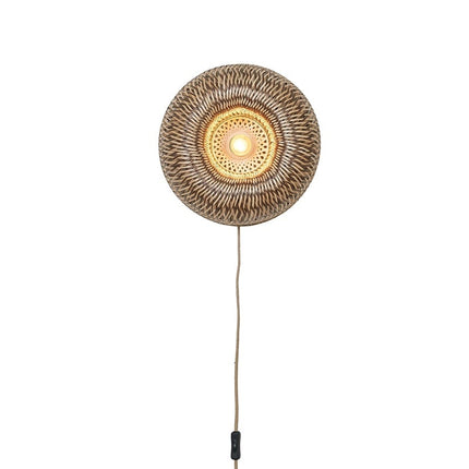 Applique Murale Barbados Bambou Naturel et Brun 35 cm
