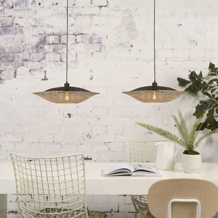 Suspension Kalimantan Bambou Plat Ø87 cm