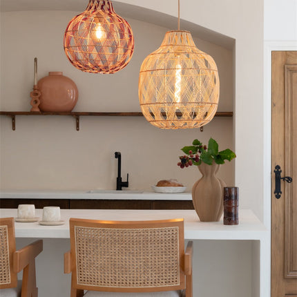 Suspension Arizona Bambou Naturel 70 cm