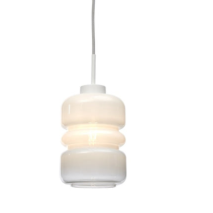 Verona Pendelleuchte Weiß Gradient Glas Ø15 cm