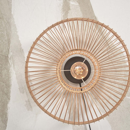 Hokkaido Natural Bamboo Wall Light 25 cm