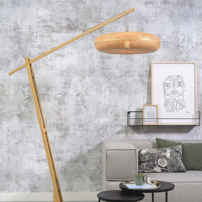 Lampadaire Palawan Bambou Naturel 218 cm