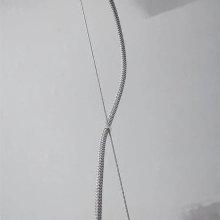 Verona Pendelleuchte, klares Streifenglas, Ø35 cm