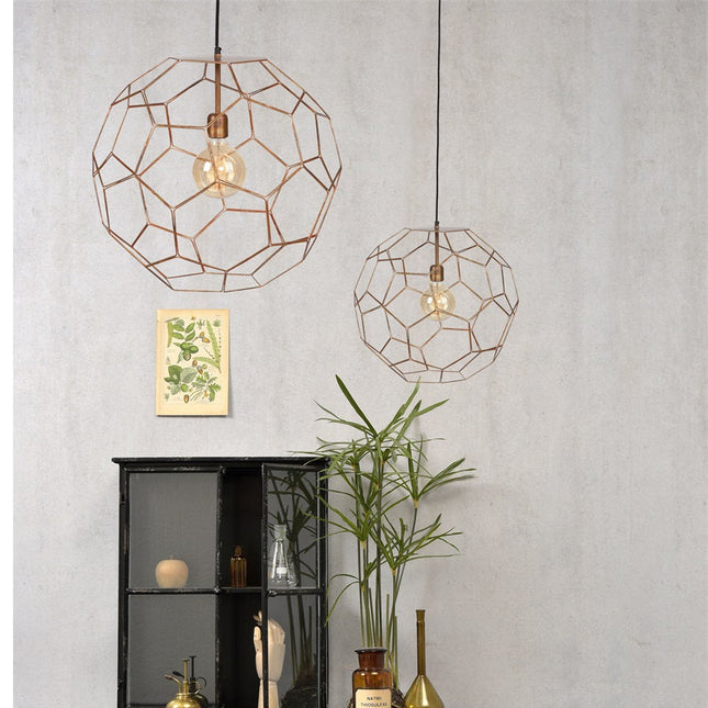 Suspension Marrakesh Cuivre Fil de Fer – Ø55 cm